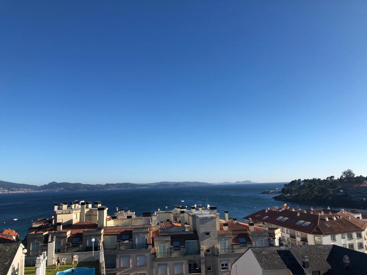 Enjoy Sanxenxo,200M Playa, Balcon Vistas Cies, Piscina & Terraza Azotea,2 Plazas Garaje, 2 Banos, Muy Luminoso, Muy Tranquilo,Muy Equipado, Centrico公寓 外观 照片