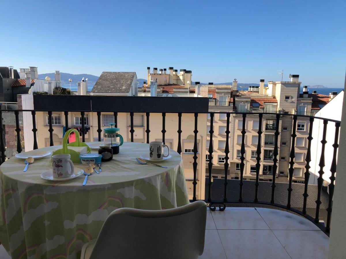 Enjoy Sanxenxo,200M Playa, Balcon Vistas Cies, Piscina & Terraza Azotea,2 Plazas Garaje, 2 Banos, Muy Luminoso, Muy Tranquilo,Muy Equipado, Centrico公寓 外观 照片